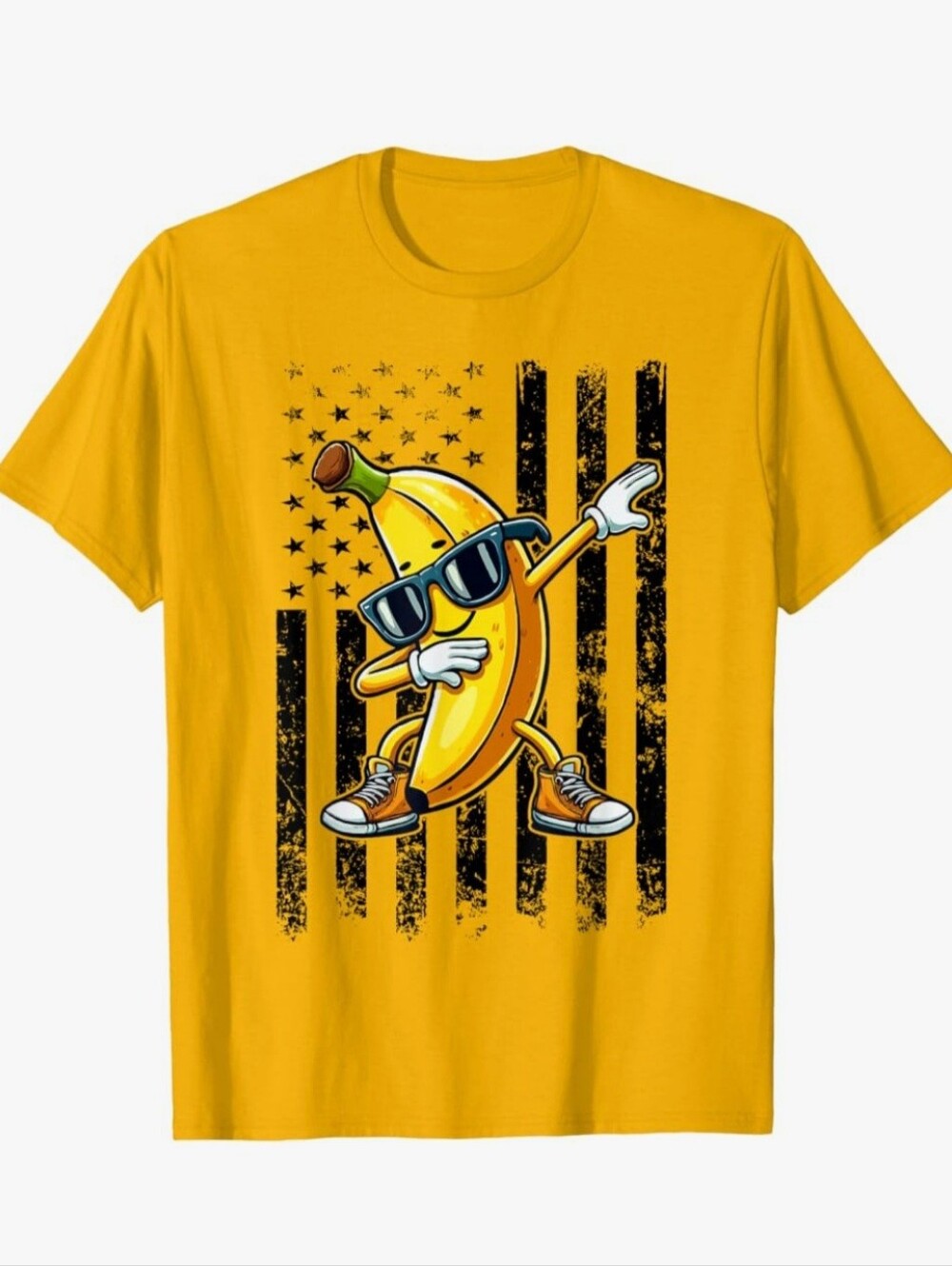 Giildan Golden yellow graphic t-shirt Kids Sz S